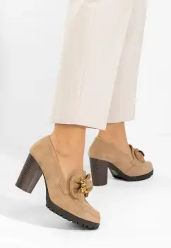 Pantofi cu toc gros imagine