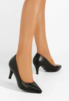Pantofi cu toc stiletto Maisela negri imagine