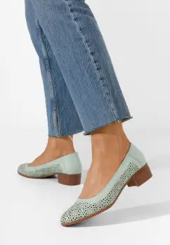 Pantofi dama piele Admire turcoaz imagine