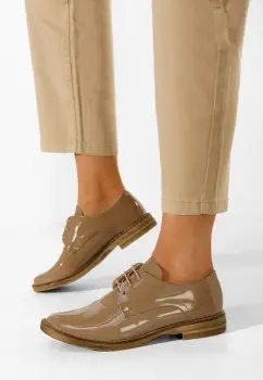 Pantofi derby piele Otivera V3 maro imagine