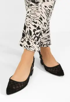 Pantofi slingback Ryvana negri imagine