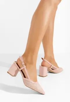 Pantofi slingback Triabela roz imagine