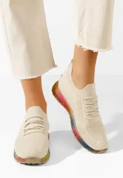 Pantofi sport dama Vadia bej imagine