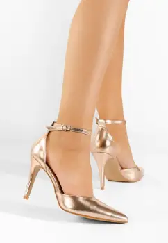 Pantofi stiletto Allegria champagne imagine