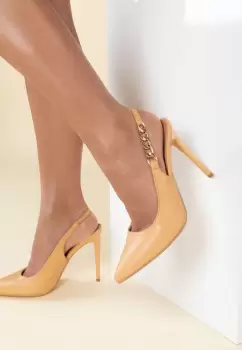 Pantofi stiletto Elemia Camel imagine