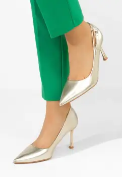 Pantofi stiletto Rosalee aurii imagine