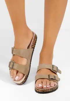 Papuci fara toc Myruna kaki imagine