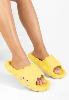 Papuci plaja dama Sanny galbeni imagine