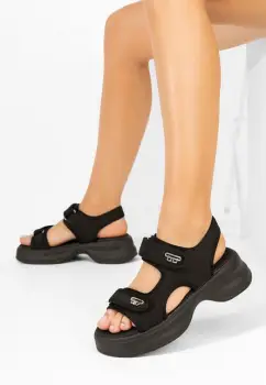 Sandale dama Clotylde negre imagine