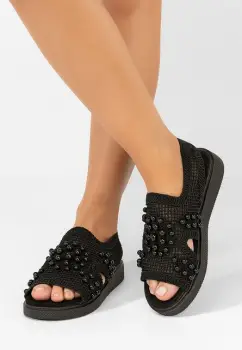 Sandale dama fara toc Marisea negre imagine