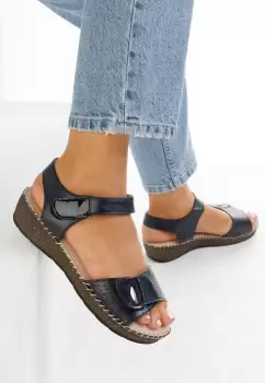 Sandale dama Francka Albastre imagine