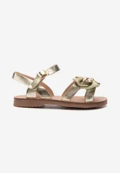 Sandale fete Datania aurii imagine