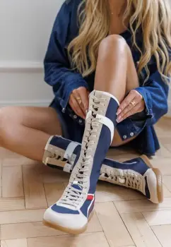 Tenisi inalti dama Daine V2 navy imagine