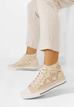 Tenisi inalti dama Miyana V4 bej imagine