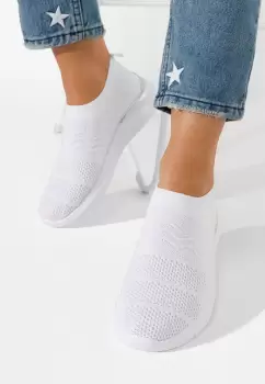 Tenisi Slip-On Brona albi imagine