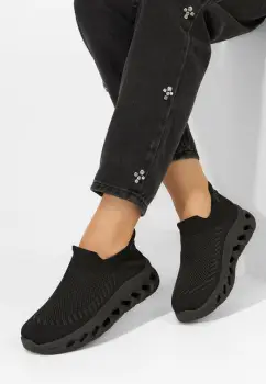 Tenisi Slip-On Dyanna negri imagine